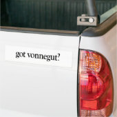 Got Vonnegut Autoaufkleber (Auf Lkw)