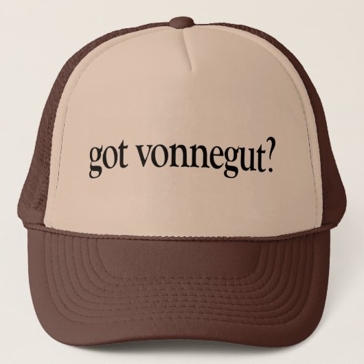 Got Vonnegut Truckerkappe (Vorderseite)