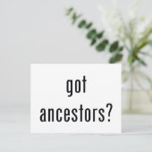 got Vorfahren? Postkarte (Stehend Vorderseite)