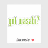 got Wabi? Aufkleber (Blatt)