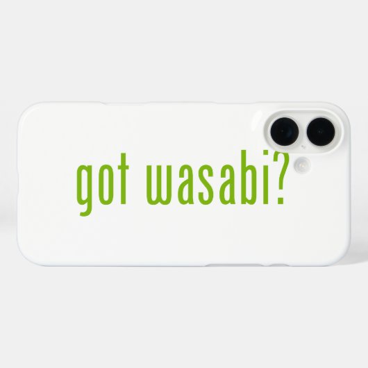 got Wabi? Case-Mate iPhone Hülle (Rückseite (Horizontal))