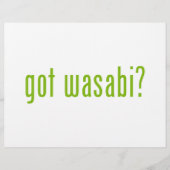 got Wabi? Flyer (Vorne)