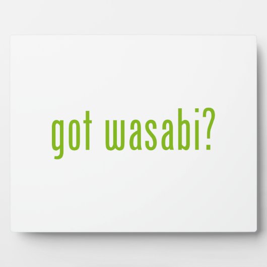 got Wabi? Fotoplatte (Vorderseite)