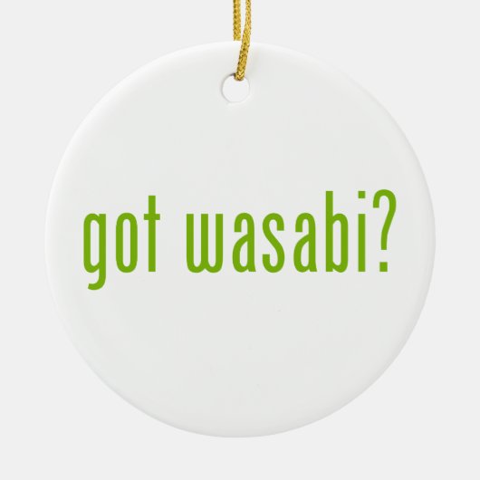 got Wabi? Keramikornament (Vorne)