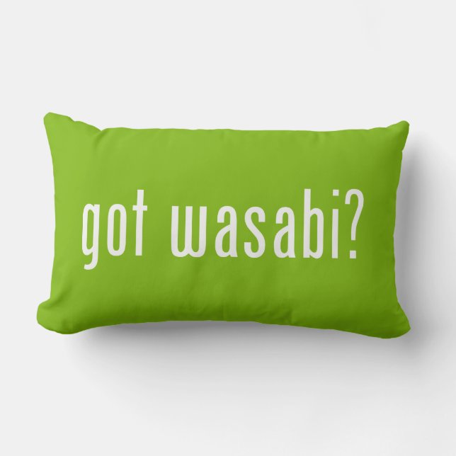 got Wabi? Lendenkissen (Vorderseite)