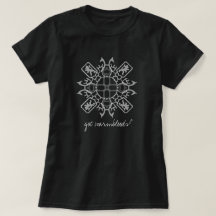 "Got Warmblüten?" Reittier-Mandala-T-Shirt