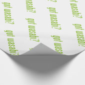 got wasabi? geschenkpapier (Ecke)