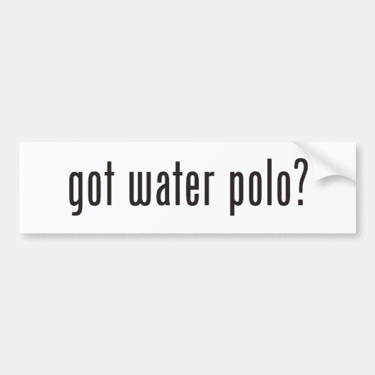 got Wasserpolo? Autoaufkleber (Vorne)