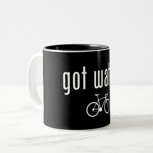 Got Watts Cycling Zweifarbige Tasse (Vorderseite Links)