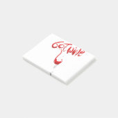 Got Wein, lustiges Rotwein-Trinken Post-it Klebezettel (angewinkelt)
