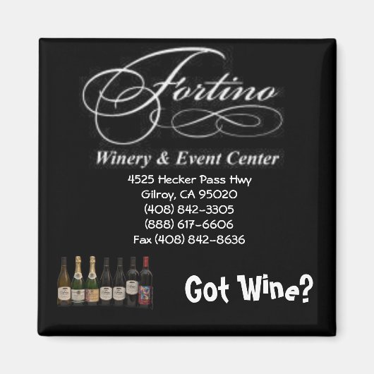 Got Wein? Magnet (Vorne)