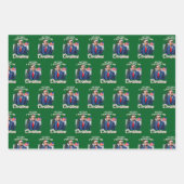 Got What I Wanted for Christmas Trump Geschenkpapier Set (Vorderseite)