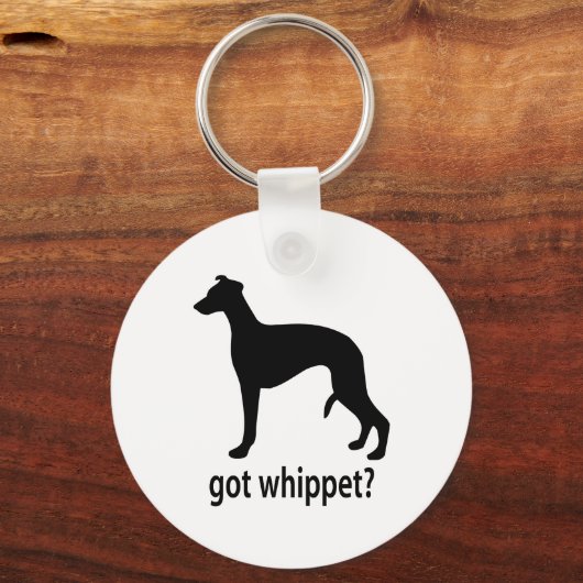 Got Whippet Schlüsselanhänger (Vorderseite)