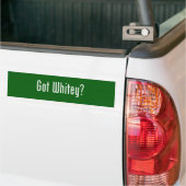 Got Whitey? Autoaufkleber (Auf Lkw)