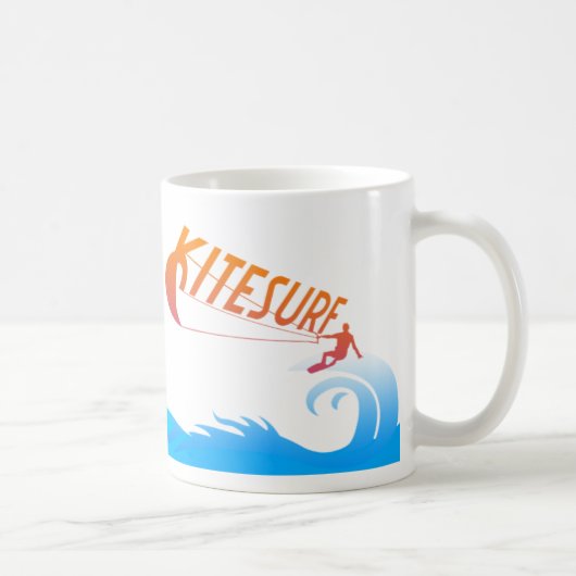 Got Wind? Drachen-Brandung Kaffeetasse (Rechts)