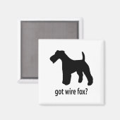 Got Wire Fox Magnet (Vorderseite/Rückseite)