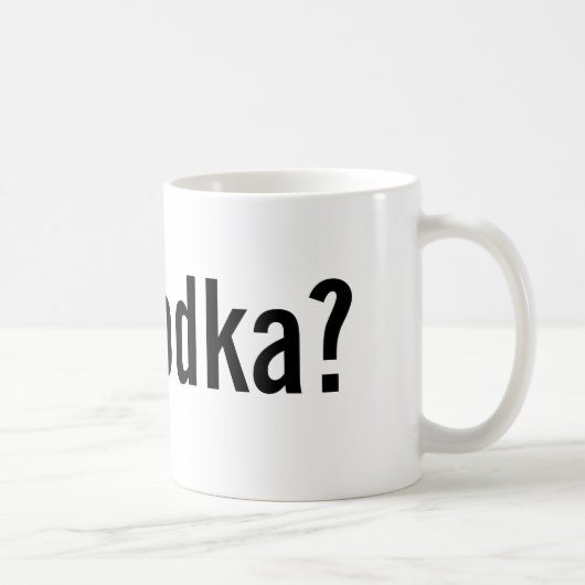 Got Wodka-Tasse Kaffeetasse (Rechts)
