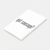 got Wurst Post-it Klebezettel (angewinkelt)