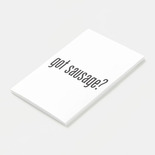 got Wurst Post-it Klebezettel (angewinkelt)