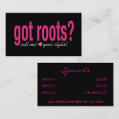 Got Wurzeln? Karte (Vorne/Hinten)