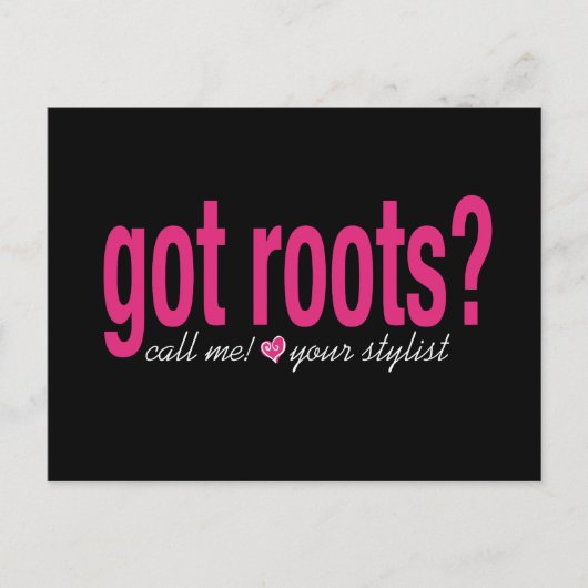 got Wurzeln? Postkarte (Vorderseite)