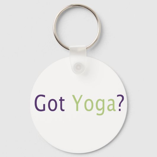Got Yoga? Schlüsselanhänger (Vorderseite)