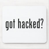 got zerhackt? mousepad (Vorne)
