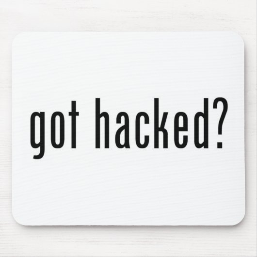 got zerhackt? mousepad (Vorne)