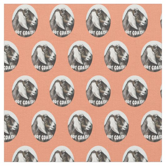 Got Ziegen-Tierkunst-Gewebe Stoff (Nahaufnahme)