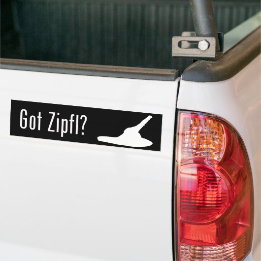 Got Zipfl? Autoaufkleber (Auf Lkw)