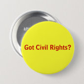 Got zivile Rechte? Button (Vorne & Hinten)