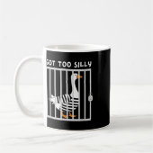 Got Zu Albern Gänse Spaß Meme Kaffeetasse (Links)