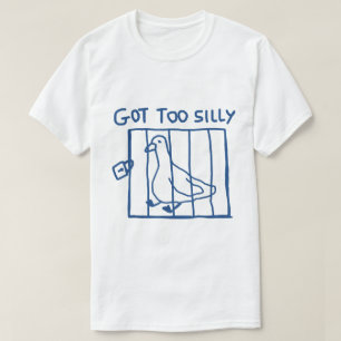 Got zu Albern Gänsememe Funny Animal Pun T-Shirt