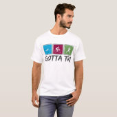 got zu Tri (Triathlon) T-Shirt (Vorne ganz)