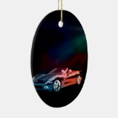 Got zur LIEBE die Korvette Keramik Ornament (Rechts)