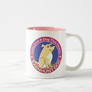 "Got zur Liebe einen Hund, der Geruch-" Zweifarbige Tasse
