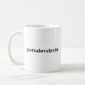 Got zur Liebe Levin Kaffeetasse (Links)