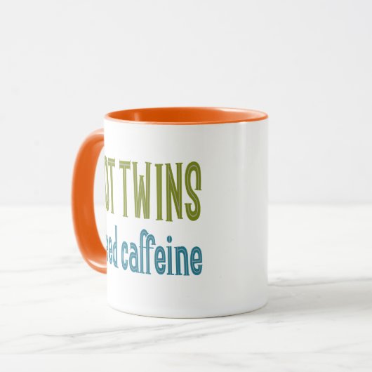 GOT ZWILLINGS-Bedarfskoffein Tasse (Vorderseite Links)