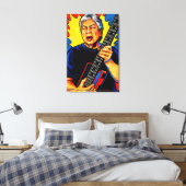 GOTAR-3_POP-ART MIDI GUITAR LEINWANDDRUCK (Insitu (Schlafzimmer))