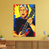 GOTAR-3_POP-ART MIDI GUITAR LEINWANDDRUCK (Insitu (Wohnzimmer))