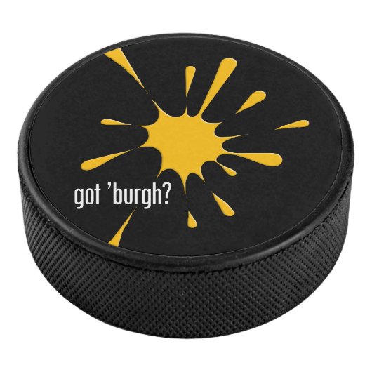 got'burgh? eishockey puck (3/4)