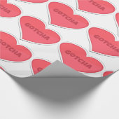 Gotcha Adoptions-Entwurf Geschenkpapier (Ecke)