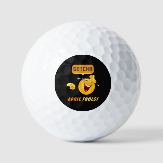 GOTCHA - April-Fools-Tag Lustig Golfball (Vorderseite)