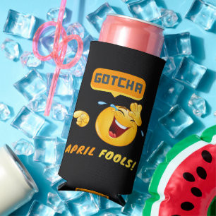 GOTCHA - April Scherztag Lustig Selters Dosenkühler