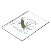 Gotcha Covered Notizblock (Linke Seite)