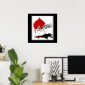 GOTCHA! Cupid's Down (Anti-Valentin) Poster (Heimbüro)