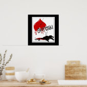 GOTCHA! Cupid's Down (Anti-Valentin) Poster (Küche)