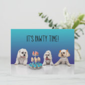 Gotcha Day Party Einladung (Stehend Vorderseite)