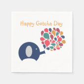 Gotcha Day Party Napkin Serviette (Vorderseite)