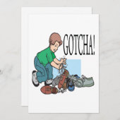 Gotcha Einladung (Vorne/Hinten)